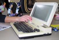 Tandy computer, c. 1986