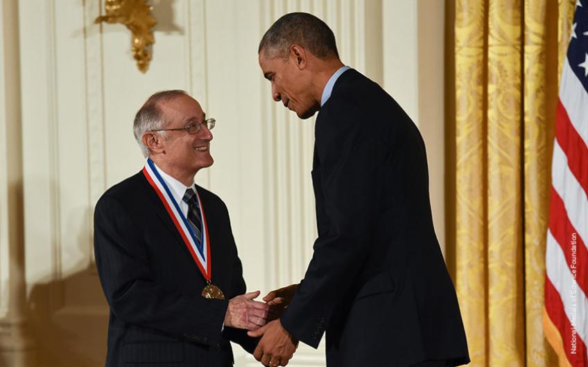 Bob Axelrod received the National Medal of Science from President Barack Obama